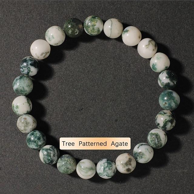 Festive Gifts Assorted Natural Stone Beaded Bracelet Set Crystal Fashion Jewelry For Men And Women Daily Wear Simple Versatile Accessory