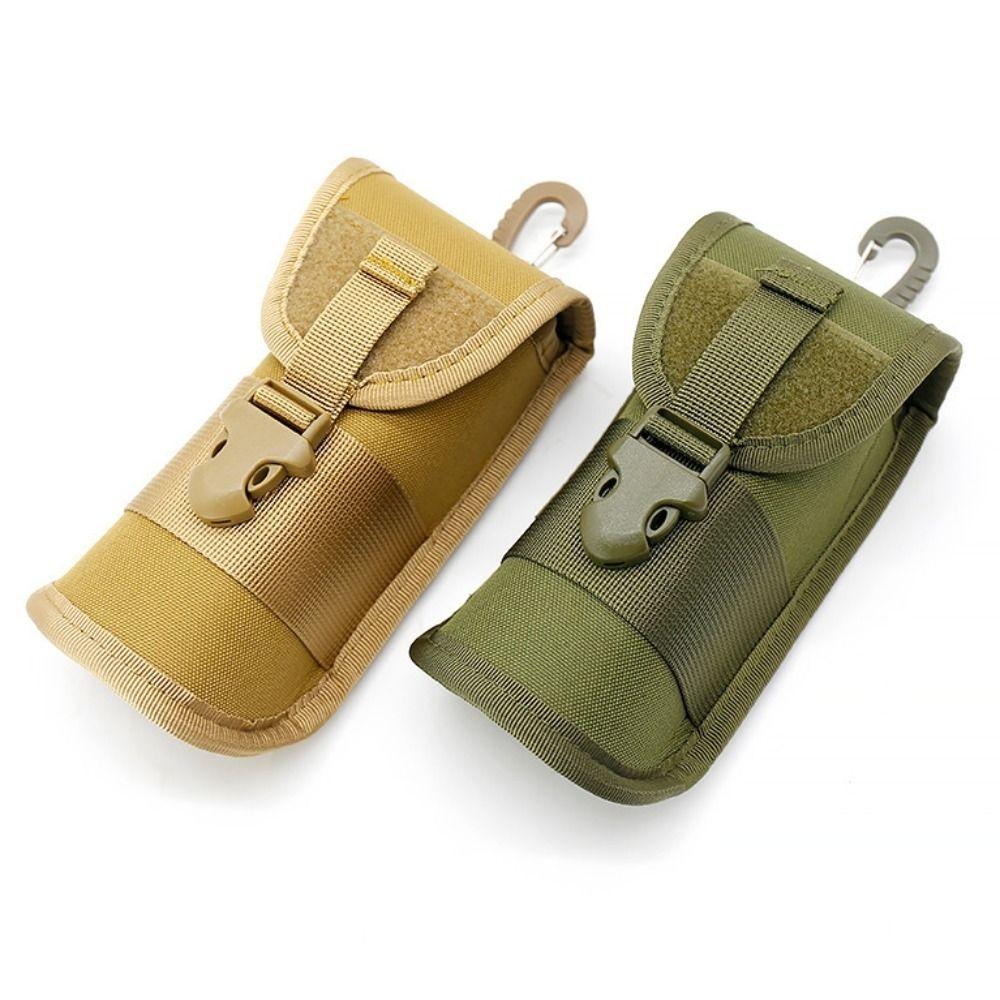 Quick Release Hook Sunglasses Storage Box Portable Eyeglasses Case Bag  Outdoor Use