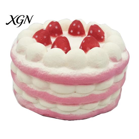 Realistic Cake Toy Simulated Squeeze Soft Slow Rising Rainbow Layer Anxiety Relief Slice Stress Sensory for Adults Kids Classroom