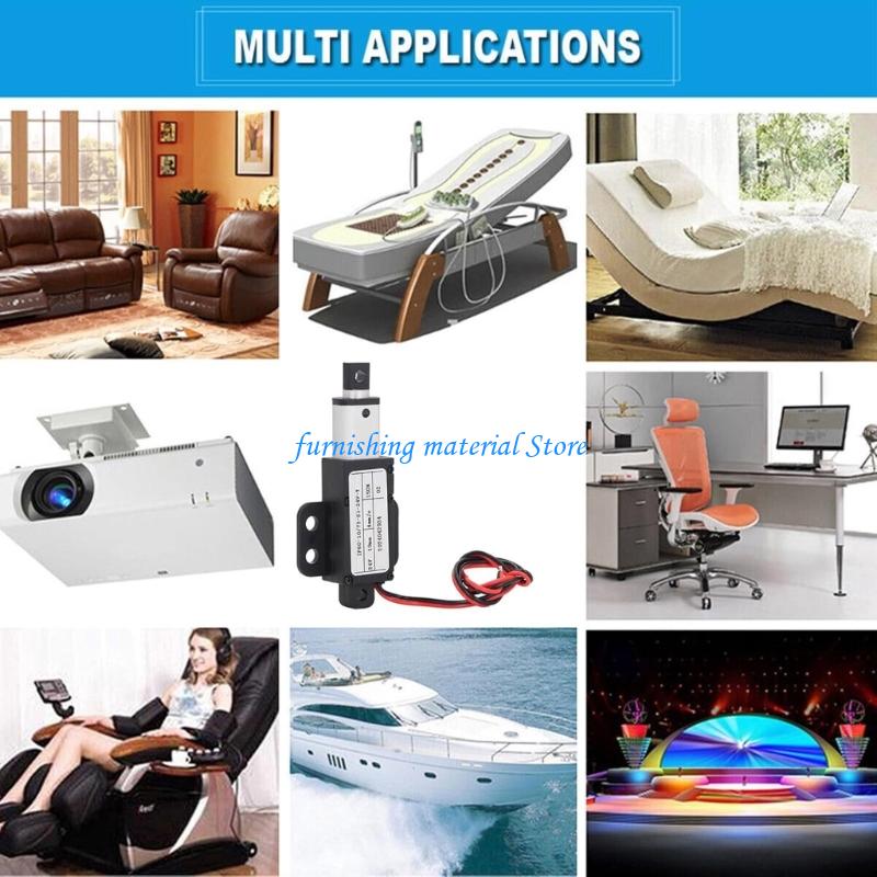 Y5GD 24V Elektrischer Linearantriebsmotor-Controller 150N Schubkraft Kleiner Bewegungsaktuator Teleskopischer Linearantrieb Einfach zu bedienen