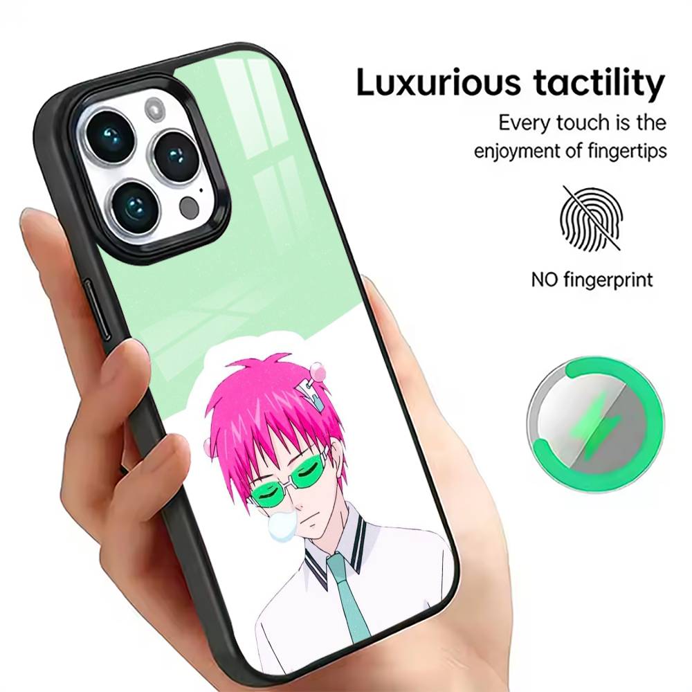 

Kusuo Saiki Phone Case Magnetic with Magsafe Wireless Charging For iPhone17,16,15,14,13,12,11 Plus,Pro iPhone12PRO