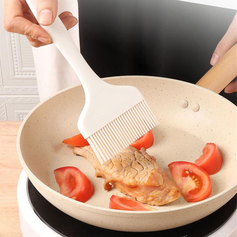 Large Wide Silicone Oil Brush Non-Stick Heat Resistant Barbecue Bread Pastry Baking Brush Kitchen Cake Bbq Baking Tools