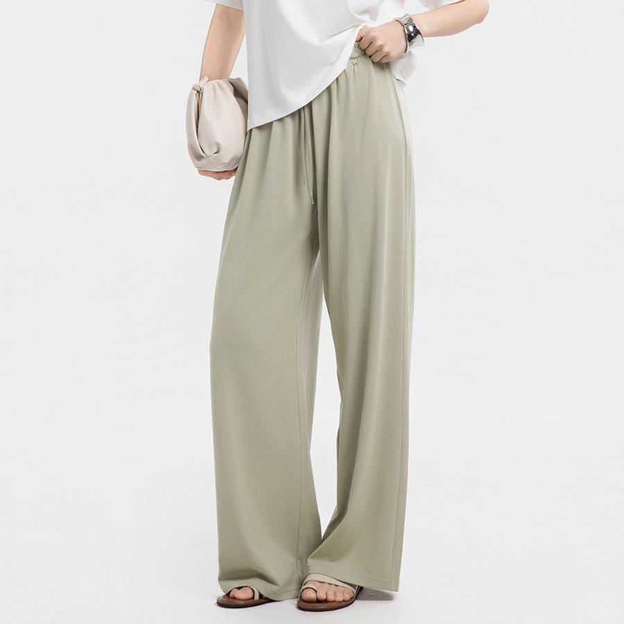 Women s Lightweight Cotton Linen Straight-Leg Pants - Breathable & Slimming L (100-115 lbs)