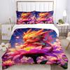 Fantasy Dragon Bedding 3 Piece Set HD Print Duvet Cover Pillowcases for Teens Adult Bedroom Decoration Christmas Gift