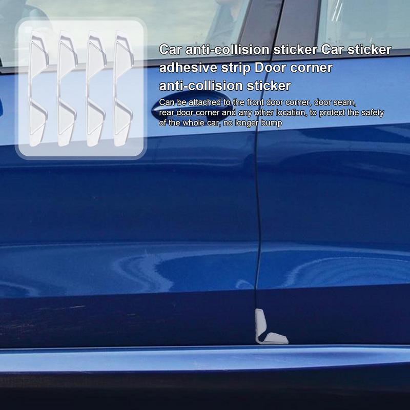 Anti-collision Car Door Stickers Auto Door Anti-collision Sticker Car Door Bumper Anti-scratch Sticker Self-adhesive Clear