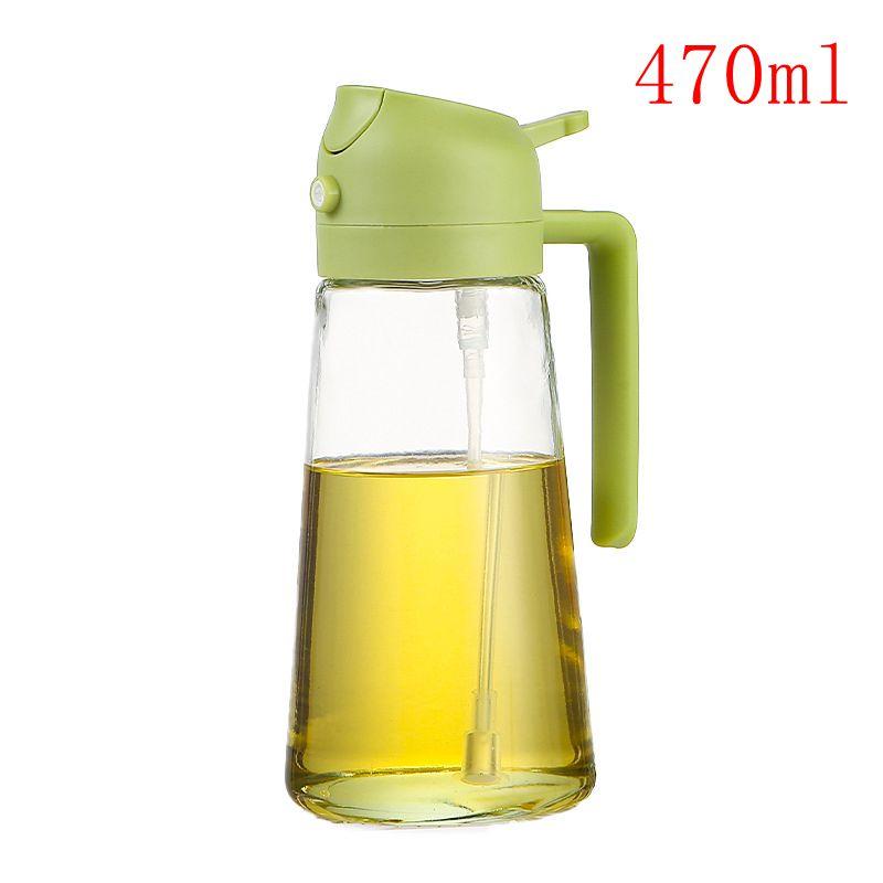 1PC 300ML Olive Oil Spray Bottle Kitchen Soy Sauce Vinegar Seasoning Container Dispenser for Camping BBQ Roasting Cooking Salad