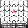 For Dreame L20 Ultra / L30 Ultra / X20 Pro Robot Vacuum Parts Main Side Brush HEPA Filter Mop Pad Dust Bag Spare Accessories