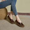 New Top-layer Cowhide Spring New Genuine Leather Women's Middle-aged and Old Casual Small Leather Shoes Women
