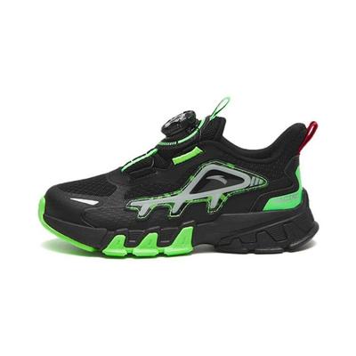 Mountain Language Non-Slip Wear-Resistant Low-Top Sports Casual Shoes Kids Sneakers Black Green 312319980H-3