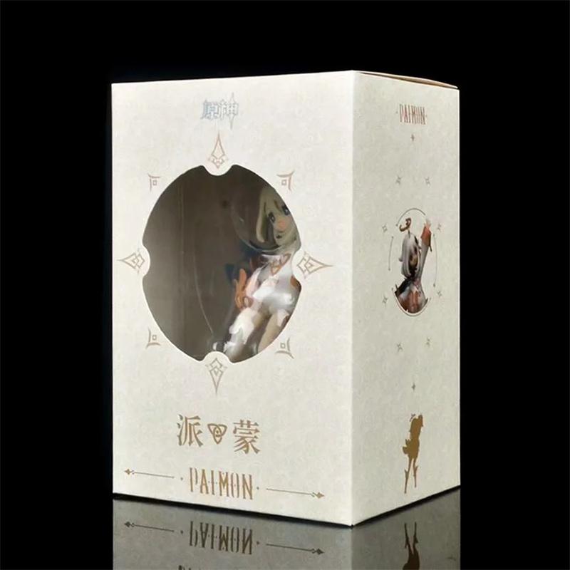 14cm Anime Genshin Impact the NPC Paimon 1/7 Scale Statue Figure Kawaii Model Toy Best Gift