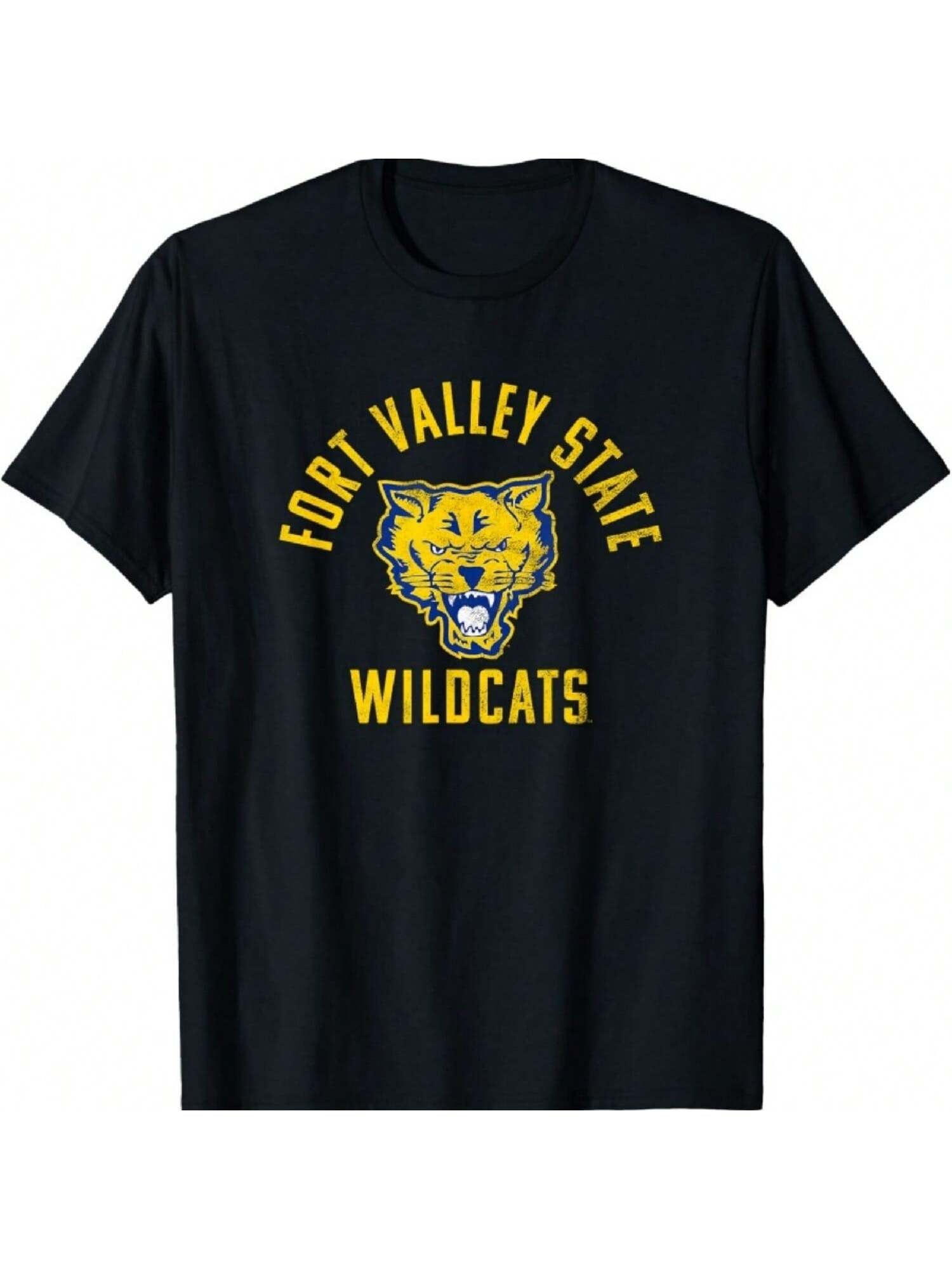 Большая футболка Fort Valley State University Wildcats S разноцветный