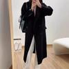 Woolen coat women's woolen coat autumn and winter feeling medium and long small new
