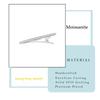 1pc Star Shaped 925 Sterling Silver Hair Clip Platinum Plated Moissanite Pendant Charm Geometric Design for Women Factory