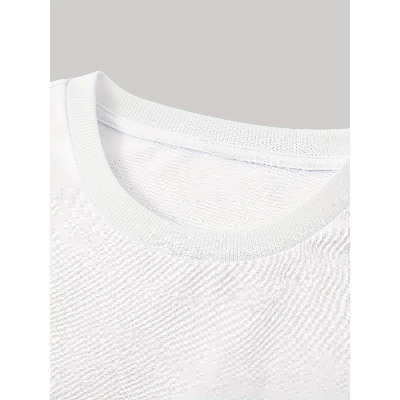European Sizes Men's Gothic Street Style T-Shirt - Hell's Eye Graphic Print, Breathable and Comfortable, Slightly Dropped Shoulder Fit