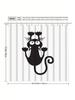 Playful Cat Shower Curtain: Embrace the Fun Design, Soft Fabric, and Whimsical Vibes for Your Quirky Bathroom