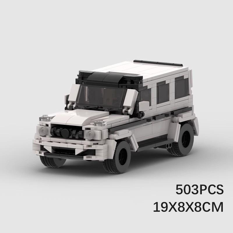 

G63 Maisha Черный Рыцарь Гонки Активный Автомобиль Внедорожник Строительные Блоки Чемпион Скорости Гонщик Гараж Игрушка Совместимая с Обновленным LEGO