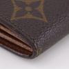 Louis Vuitton Pochette Porto Monnet Credit Purse M61723 Vintage Brown Monogram Canvas Unisex Used