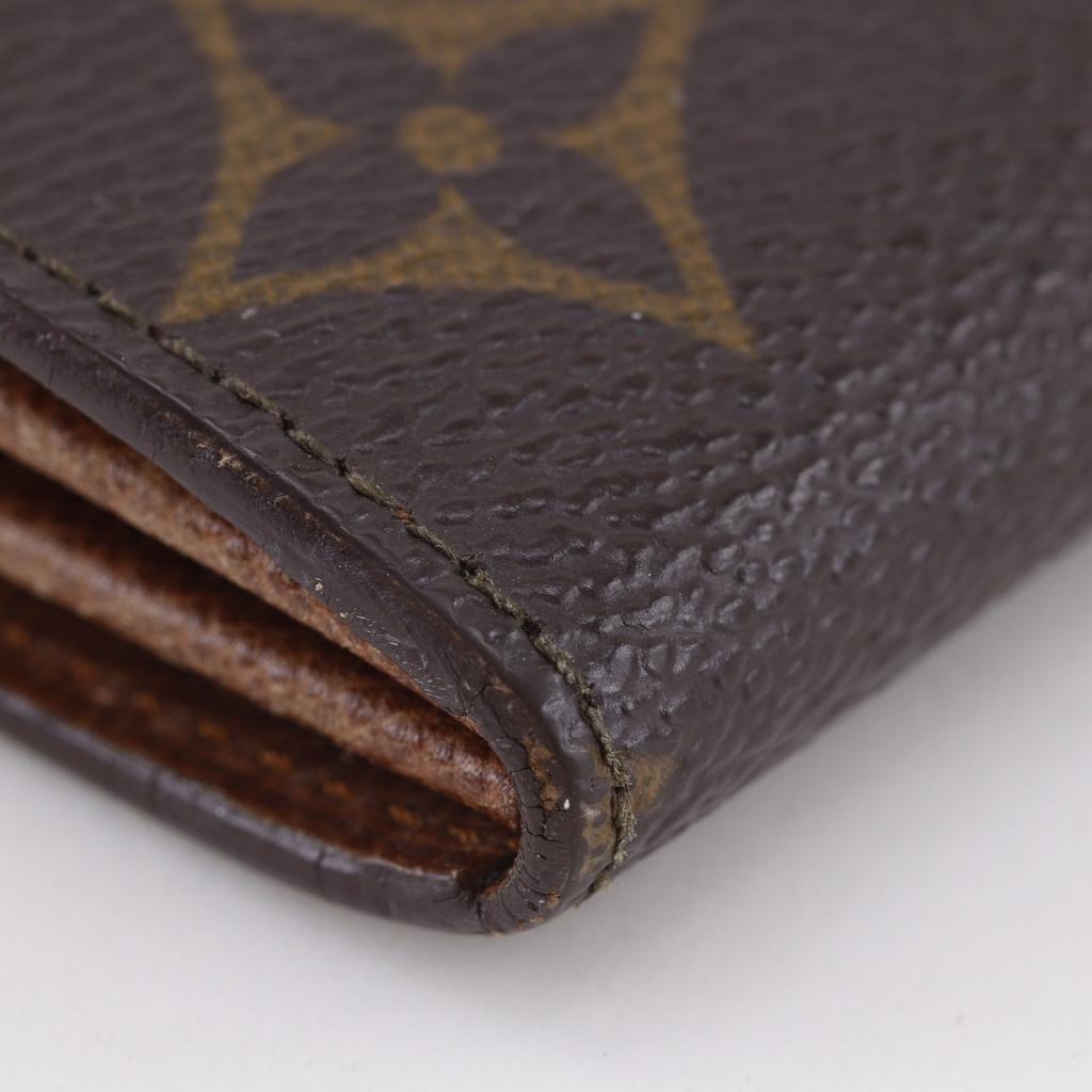 Louis Vuitton Pochette Porto Monnet Credit Purse M61723 Vintage Brown Monogram Canvas Unisex Used