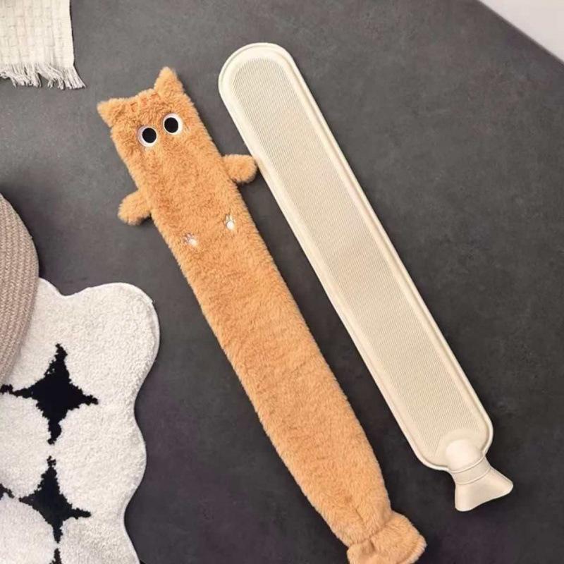 Extended Cartoon Hot Water Bottle - Explosion-Proof and Insulated for Bed and Feet