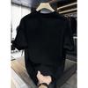 European Sizes Men's Casual Summer T-Shirt Short Sleeve Fashion Simple Street Style European and American Fashion Couple