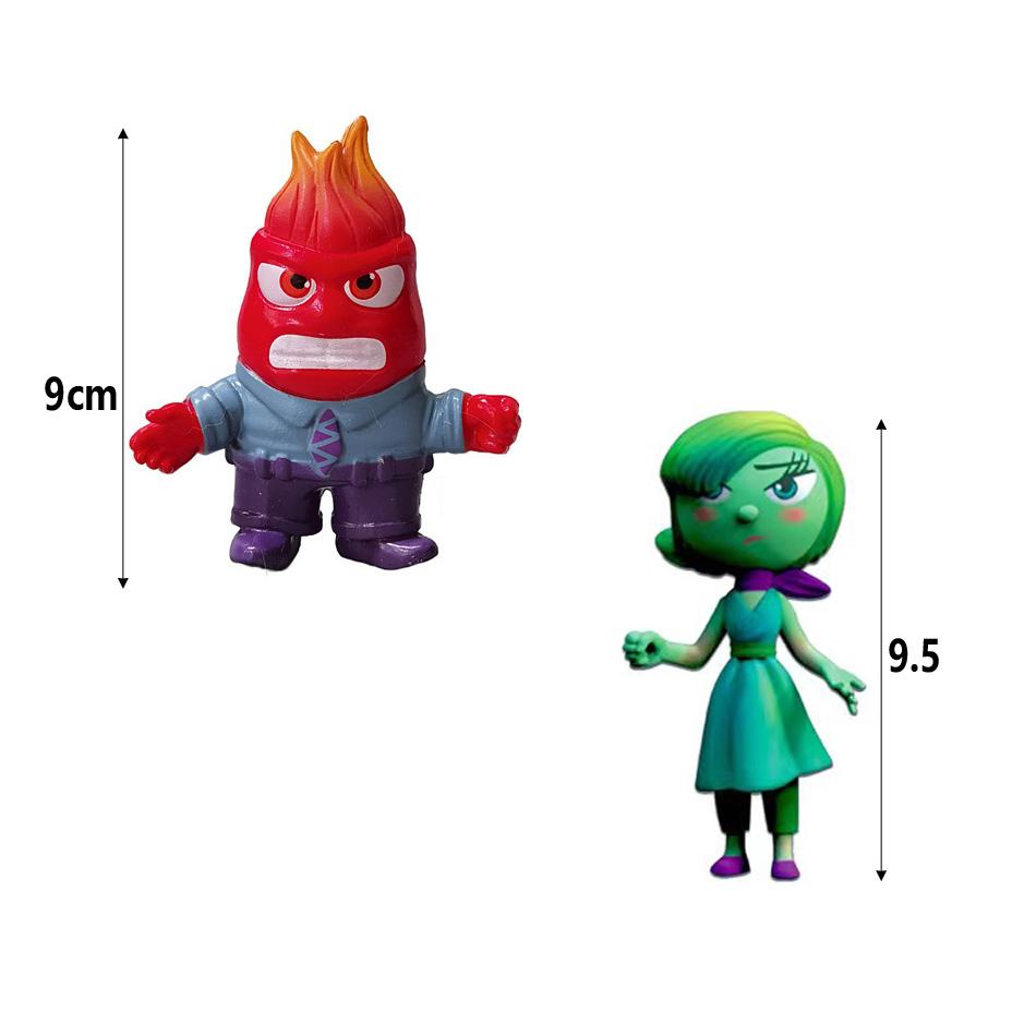 6Pcs/Set Inside Out Kids Toy Action Figure Sadness Joy Anger Action Doll Toy Cake Decorative Desk Ornament Kid Birthday Gift