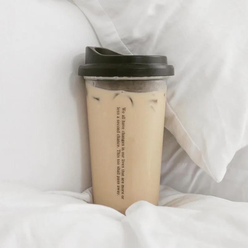 

Kawaii Tritan бутылка для воды для сока, молока, чая, кофе, пластиковая герметичная бутылка для питья, портативные стаканчики для воды для девочек, не содержит BPA 350-470ml