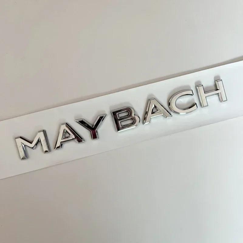 MAYBACH letter logo car stickers for Mercedes-Benz MAYBACH S400L rear trunk labeling accessories refit decals1 bfio9