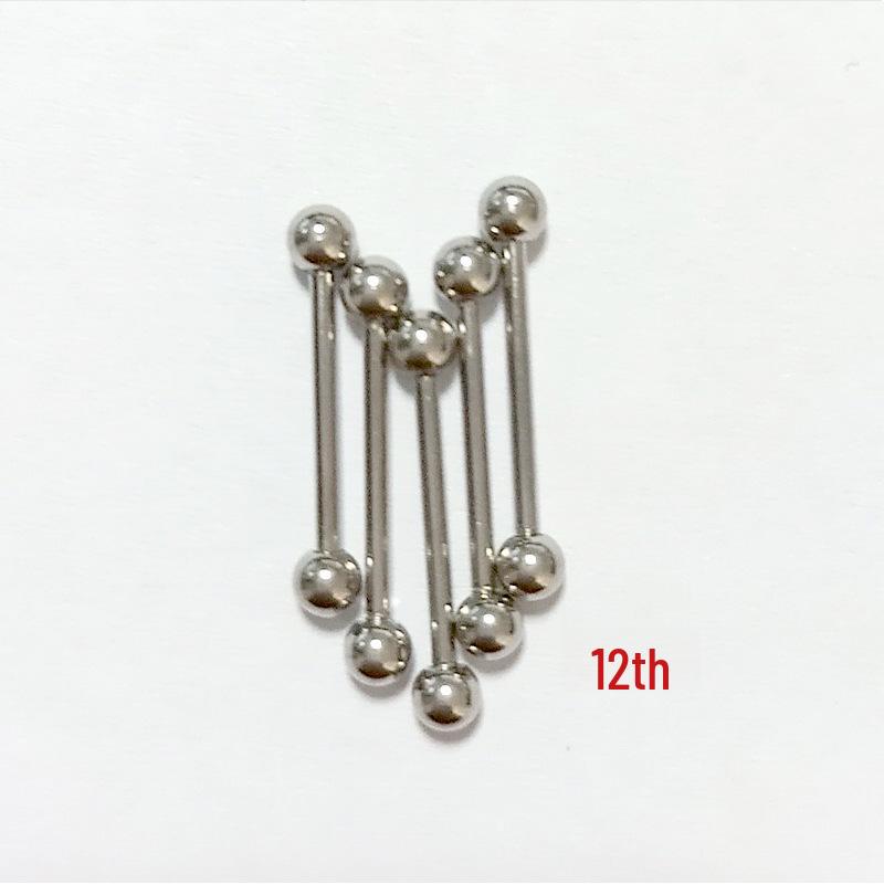 85-Piece Stainless Steel Body Piercing Jewelry Set: Nose, Ear, Tongue, Eyebrow Studs