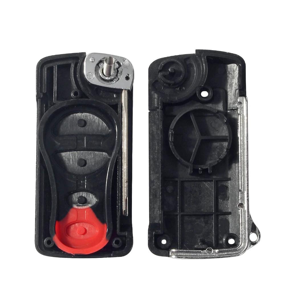 3/4 Buttons Modified Flip Car Remote Key Shell Case For Jeep Liberty For Dodge Stratus Viper Chrysler Sebring Concorde