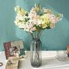 Large Silk Hydrangea Branches Plastic Fake Flowers Artificial Hydrangea Flowers  Living Room