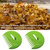 Leaf Scoops Hand Rakes Leaf Scooper Claws with Adjustable Handles Garden Cleanup Tool Leaf Grabbers for Picking Up Leaves Grass Clippings