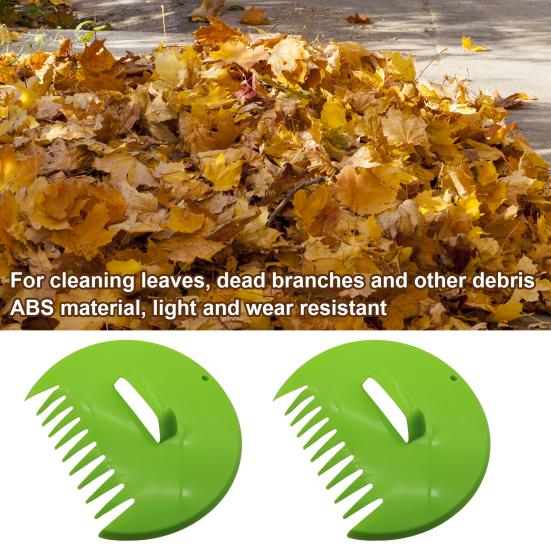 Leaf Scoops Hand Rakes Leaf Scooper Claws with Adjustable Handles Garden Cleanup Tool Leaf Grabbers for Picking Up Leaves Grass Clippings