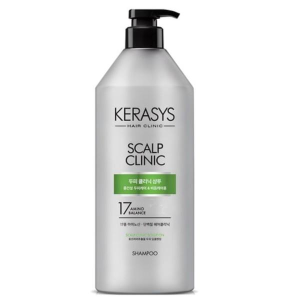 [Kerasys] Шампунь/Кондиционер для поврежденных волос, кожи головы, охлаждающий, восстанавливающий  Clinic  980 мл Выберите 1 Scalp Clinic-Shampoo