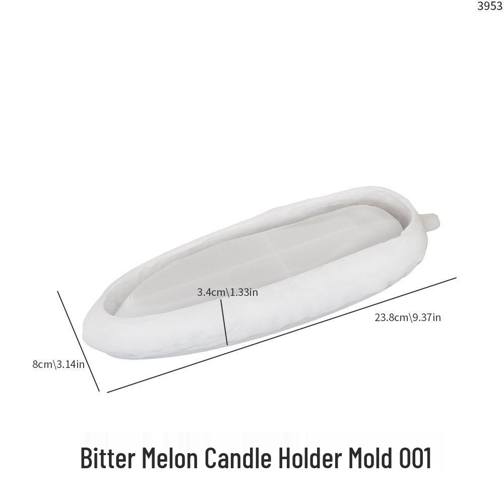 Bitter Gourd Silicone Mold for Candle Cup & Ornament Making