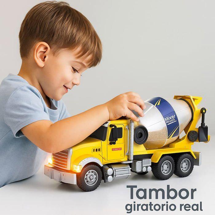 Camion bétonnière jouet - JUGATOYS - Lumières et sons - 35x18x12 cm - Multicolore - Pour enfant - Unisexe - 0.61 kg