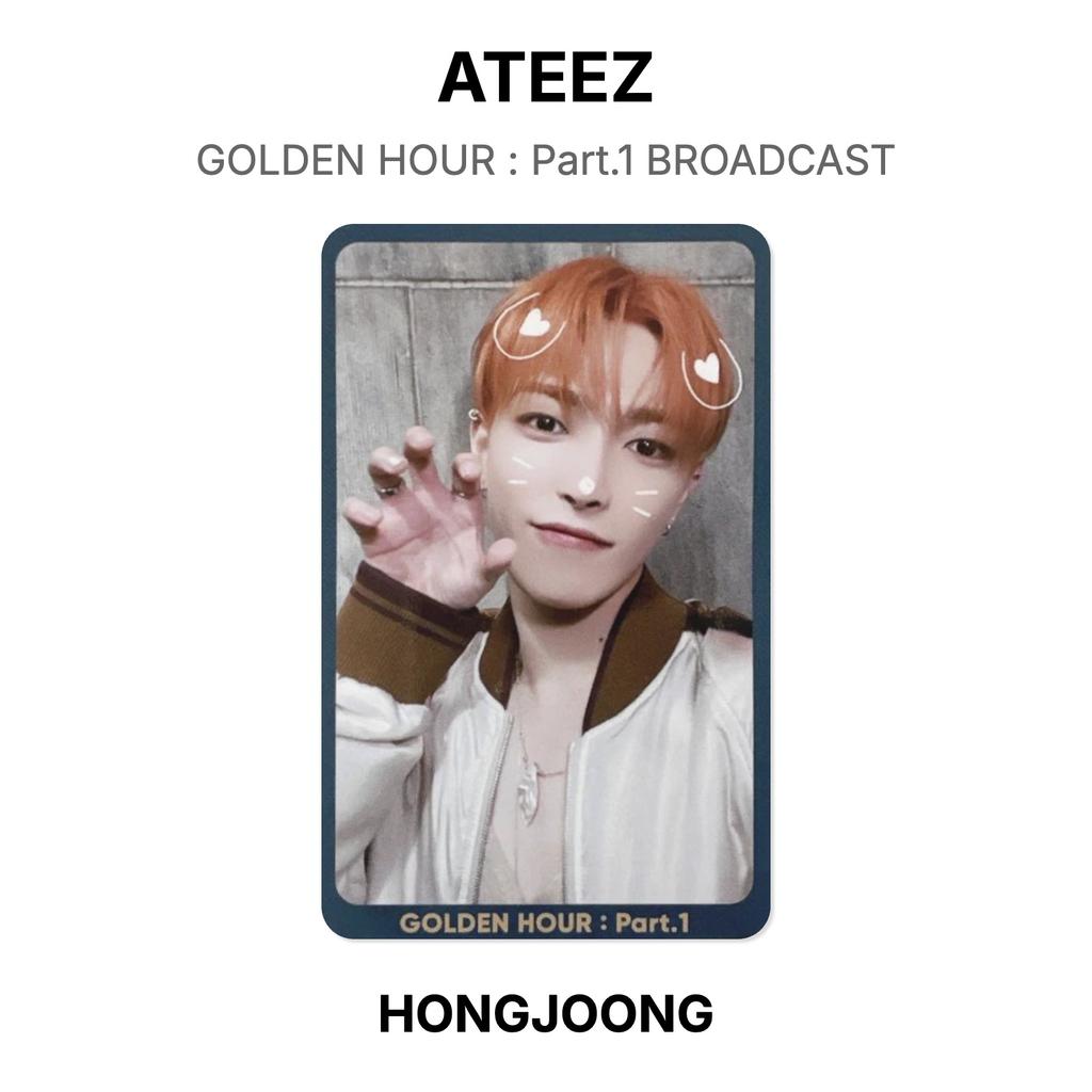 ATEEZ GOLDEN HOUR : Part.1 BROADCAST Official Photocard