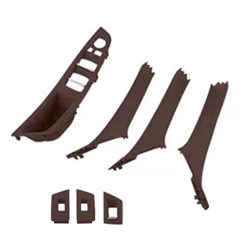 7pcs Car Interior Armrest Panel Door Handle for 5 Series F10 F18 51417225892