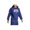Adidas Letter Hooded Long Sleeve Pocket Sweatshirt Men sweatshirt Dark-Blue KC3874