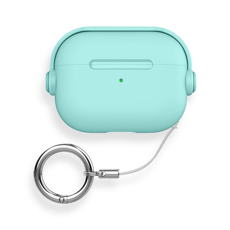 Étui pour AirPods Pro 2 avec cordon et verrou de sécurité - Compatible avec les AirPods 4