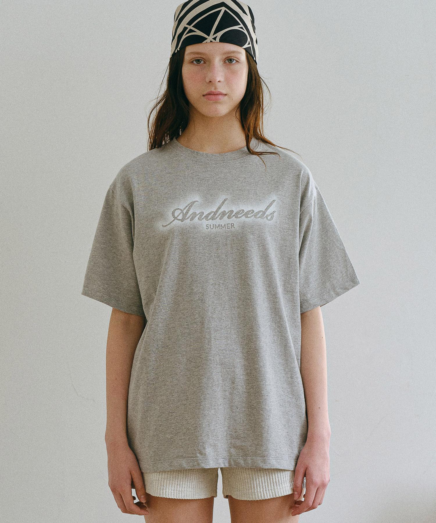 Annies Spray Half Tee (Melange Gray) Melange Gray