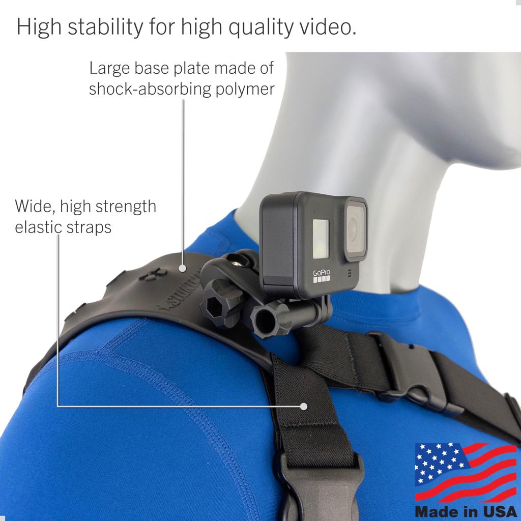 STUNTMAN 360 Shoulder, Chest, and Hip Harness for Action Cameras