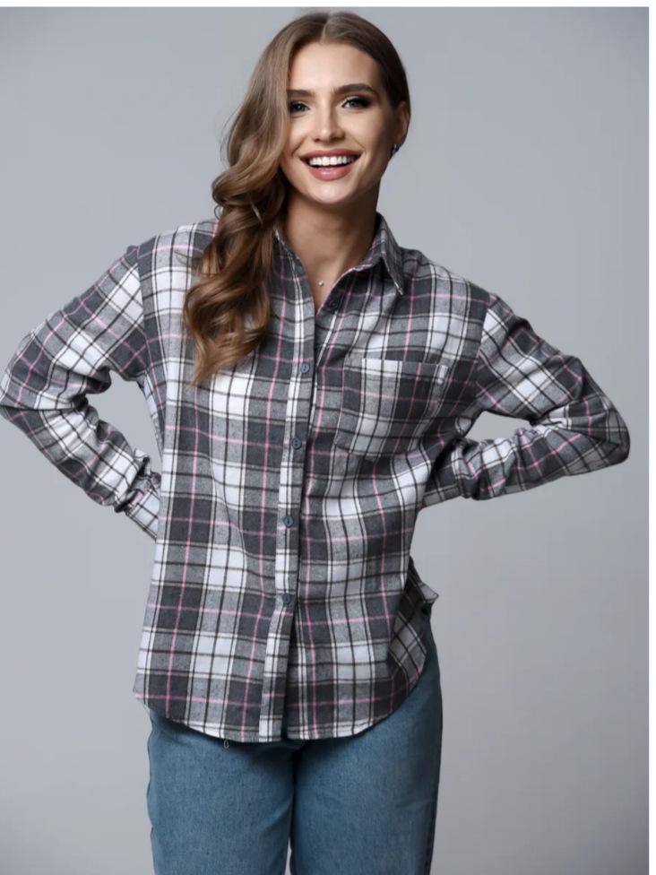 Autumn 2025 Women's Casual Plaid Shirt
