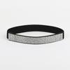 Rhinestone Elastic Wide Belt Flash Diamond Women's Versatile Waistband Fashionable Elastic Belt
