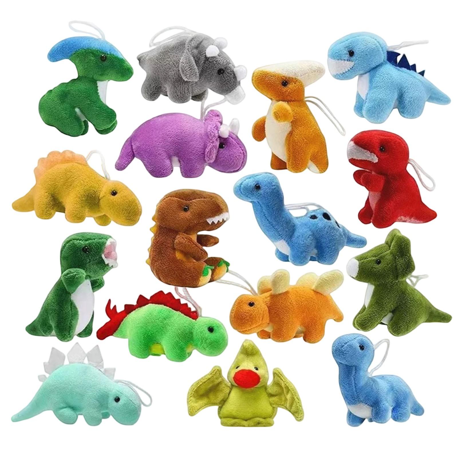 

1 набор из 16 милых плюшевых брелоков One Size