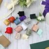 Hand-Tied Satin Chiffon Ribbon – Frayed Edge Silk Fabric for Gift Decoration