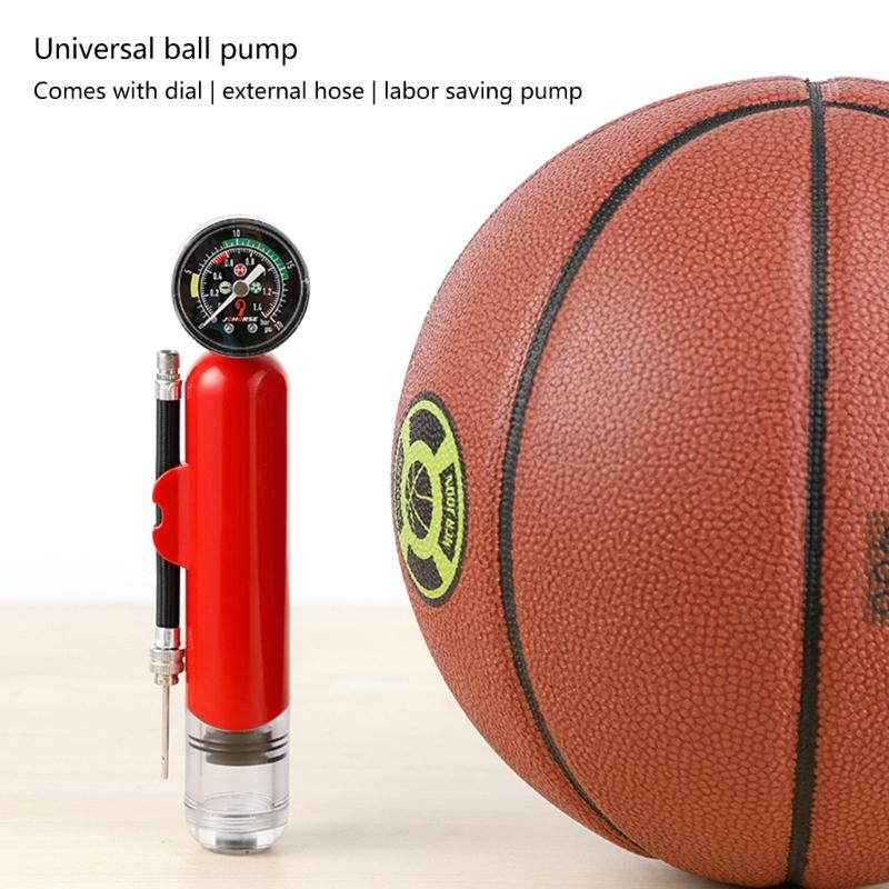 Light weight Air Pumps 20PSI Handheld Balls Pump with Pressure Gauge Sports Balls Pump for Football Basketball Volleyball