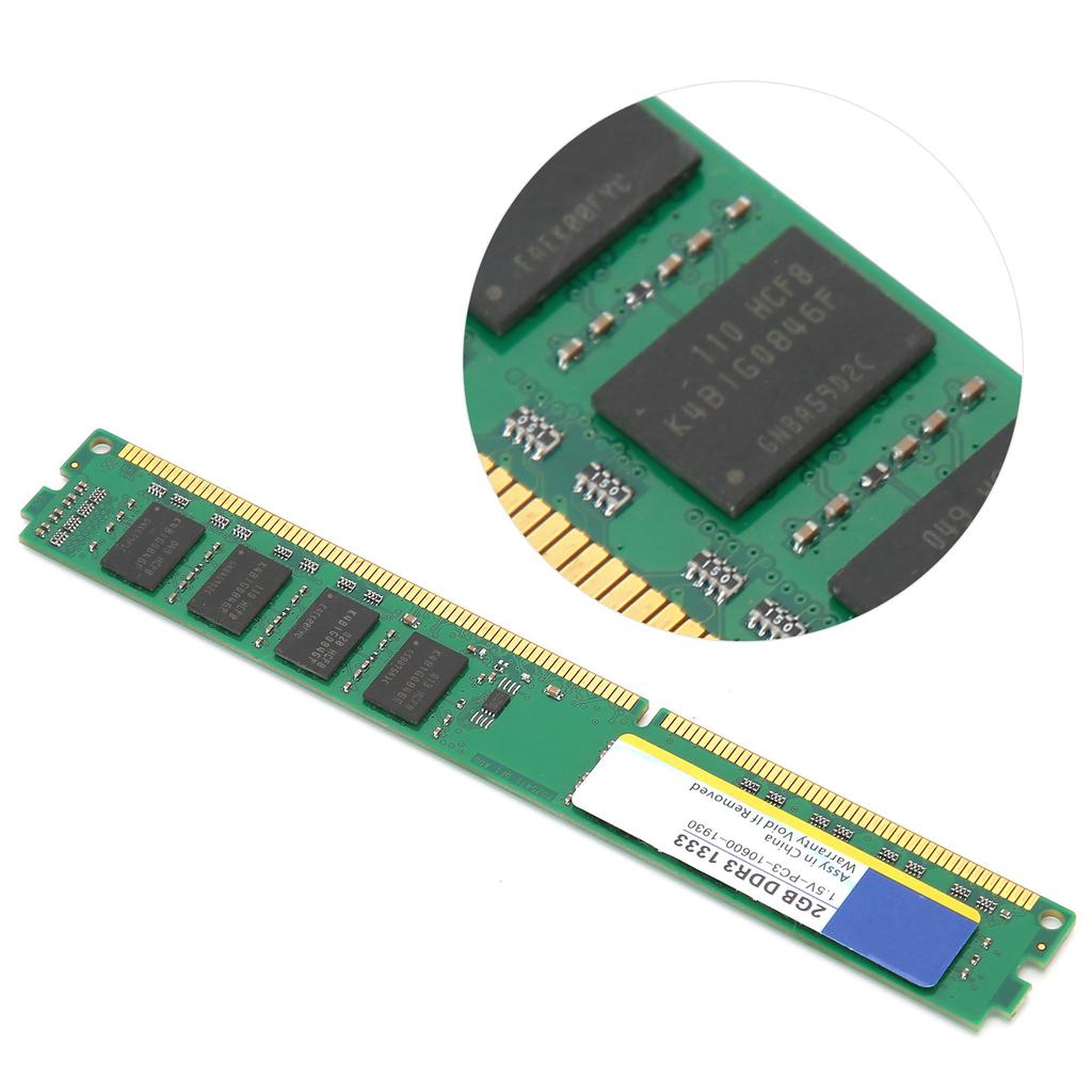 Xiede Desktop-Computerspeicherriegel DDR3 2GB 1333MHz PC3-10600 1.5V Vollständig kompatibler Speicher