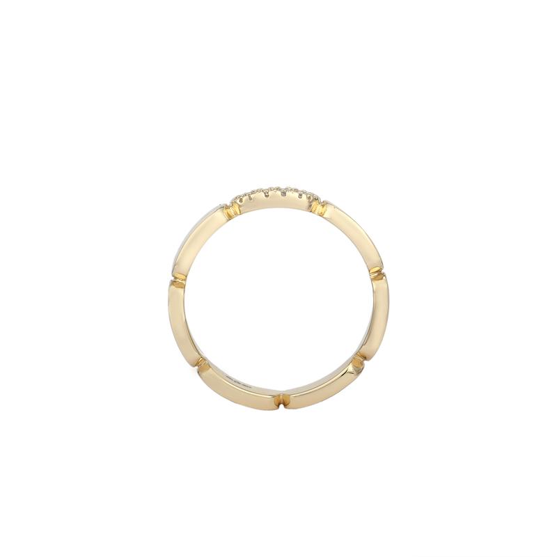 APM Monaco Simple and Light Luxury Design Ring Women's Gold Yellow Y22934OX