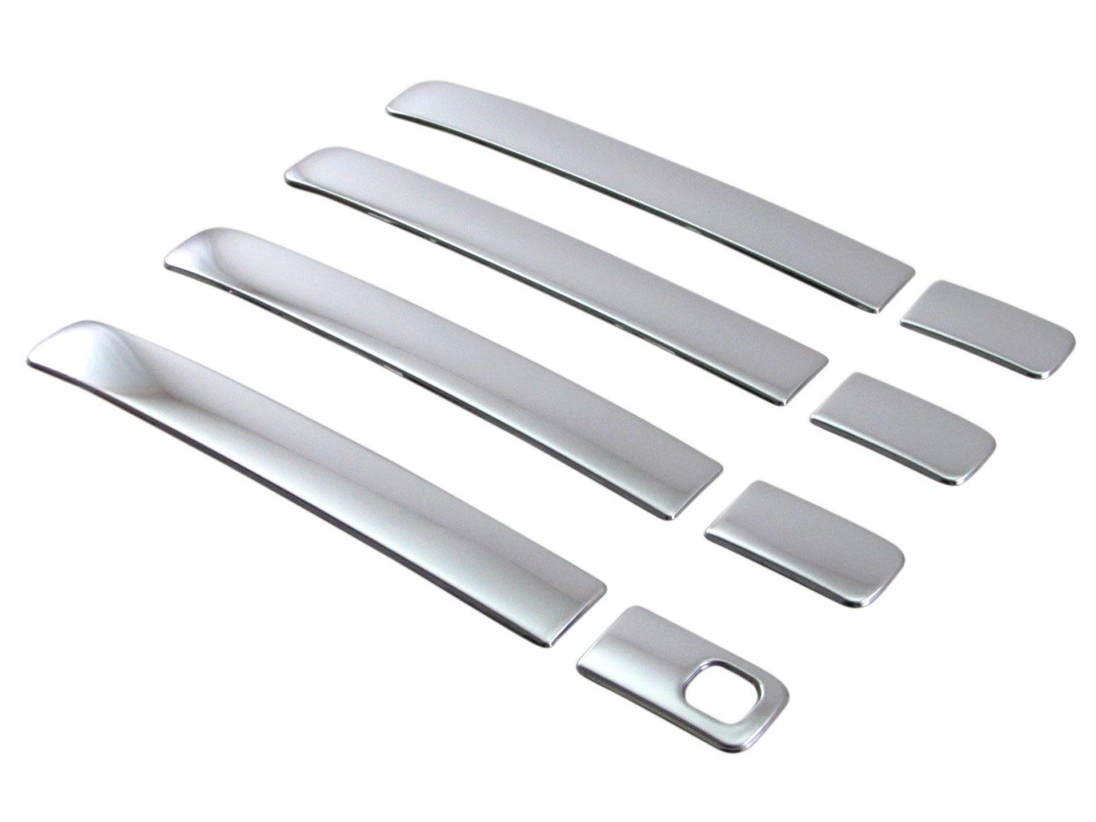 

BRIGHTZ Finish Stainless Steel Door Handle Half Cover for Spacia MK53S Compatible with and 53 Spacias Ultra-Mirror Covers, Type, [SPA-NOBU-HS-A3B1]