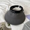 Summer Uv Sun Hat For Women With Large Brim Breathable Polyester Sun Protection Cap